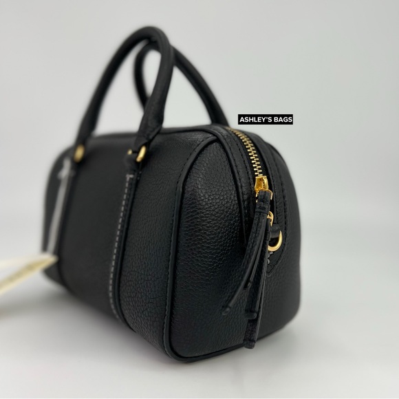 Tory Burch Mini Thea Satchel Crossbody In Black - Picture 3 of 10